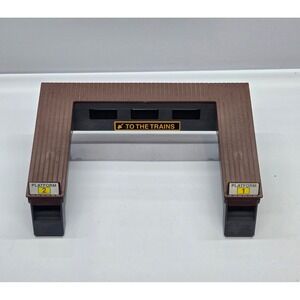 Tomy Thomas Friends Trackmaster Train Station Footbridge Overpass Bridge Brown